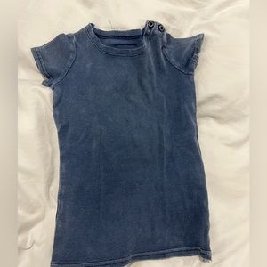 Lil Legs blue denim tshirt, size 4t